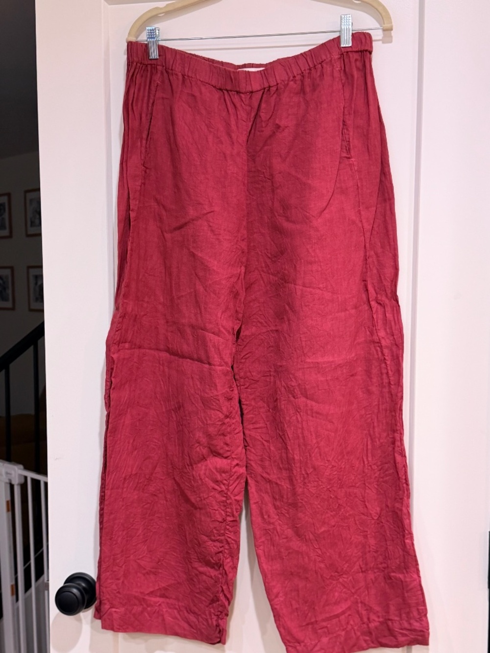 VELVET by Graham & Spencer Linen Wide Leg Pants from Anthropologie women's XL
